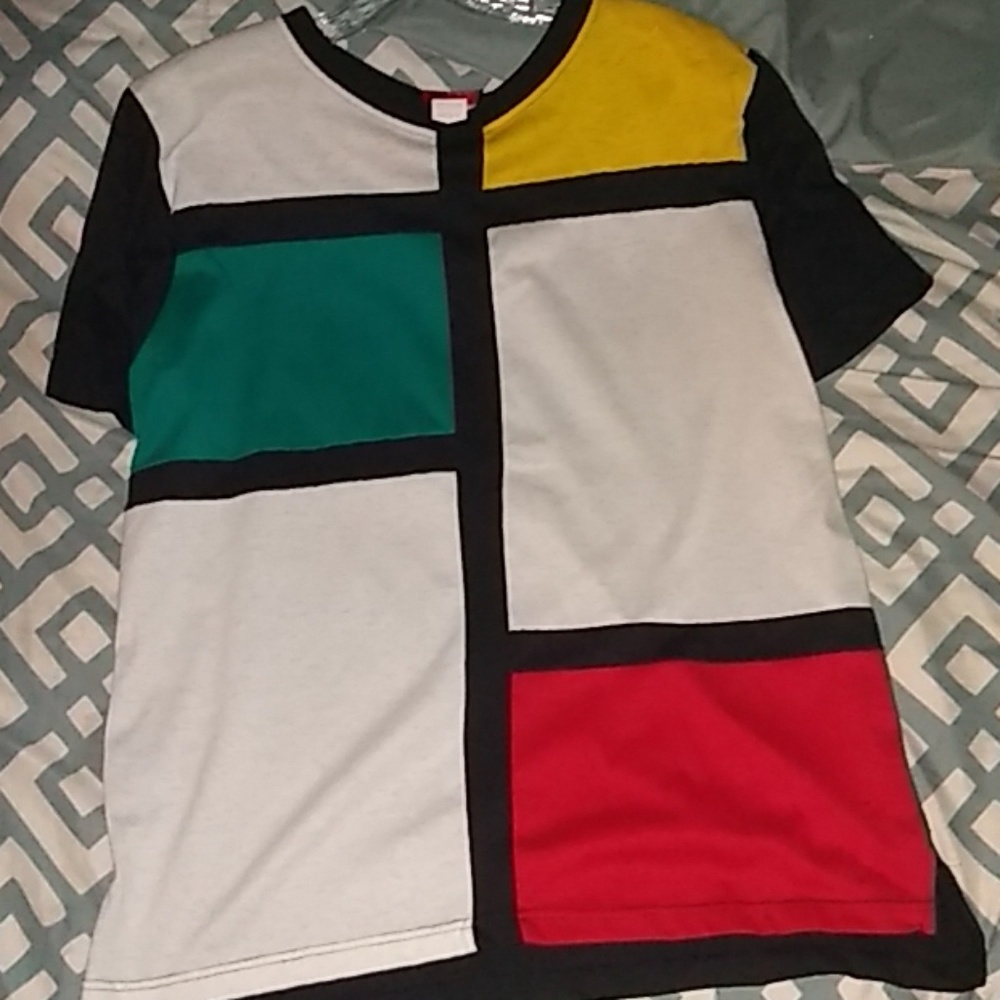 Vintage colorblock lg. t-shirt.
